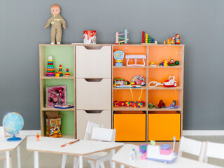 children's bedroom in kindergarten