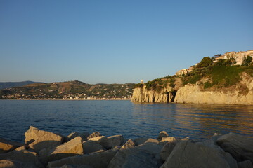 Agropoli beach on the Cilentan coast, Italy