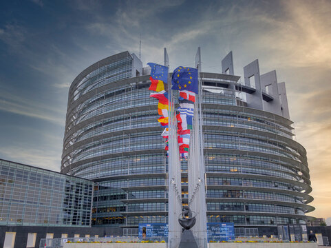 European Parliament in Strasbourg, Frankreich