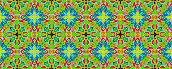 Vintage Patterned Tiles. Moroccan Illustration. 