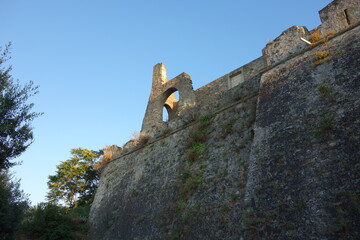 Agropoli castle on the Cilentan coast, Italy