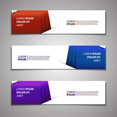 Label Banner Background Modern Business Corporate Template Design Web