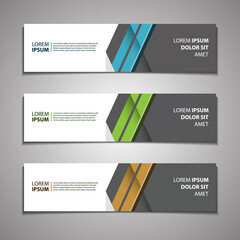 Fototapeta premium Label Banner Background Modern Business Corporate Template Design Web