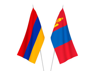 Armenia and Mongolia flags