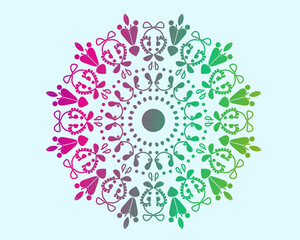 Colorful Mandala design Illustration