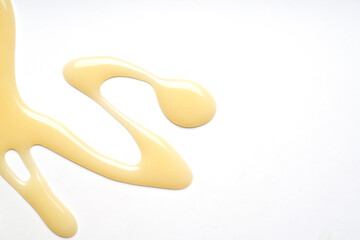 condensed milk isolated on a white background
