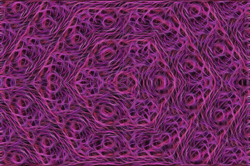 Pink fractal texture background kaleidoscope