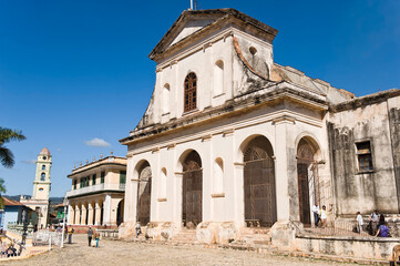 Church Parroquial Mayor or Santisima Trinidad, Trinidad, Sancti Spiritus Province, Cuba, Central America, Unesco World Heritage Site.