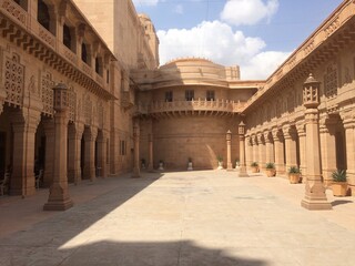 Fototapeta premium The royal courtyard