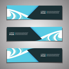 Fototapeta premium Label Banner Background Modern Business Corporate Template Design Web