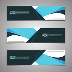 Label Banner Background Modern Business Corporate Template Design Web