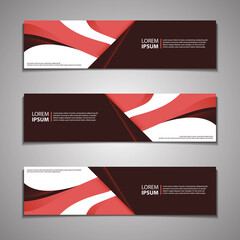 Label Banner Background Modern Business Corporate Template Design Web