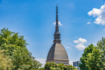 Mole Antonelliana , a major landmark building in Turin, Italy.