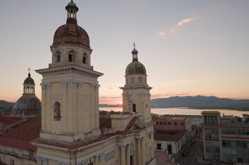 Fototapeta na wymiar Cathedral Nuestra Señora de la Asuncion, Santiago de Cuba, Cuba.
