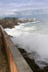 Baracoa Malecon, Guantanamo province, Cuba.
