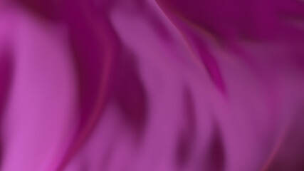 Fototapeta premium Purple silk wave fabric surface. Abstract soft background. 3d illustration