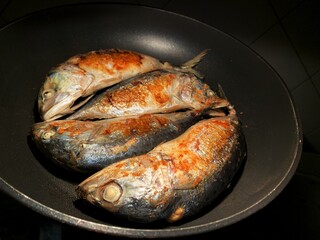 fried fish on a plate