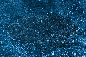 Obraz premium Blue glowing flames, fantasy wave pattern, 3d rendering.
