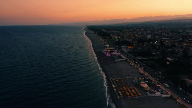 Locri di notte in Calabria