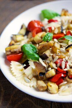 Creamy Pasta with Eggplant