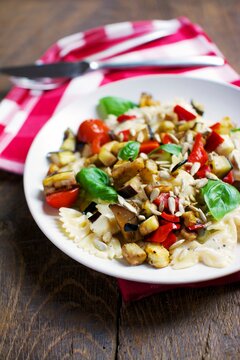 Creamy Pasta with Eggplant