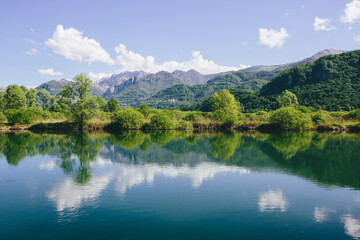 Landscape along the river