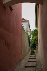 narrow street in the old town