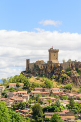 Forteresse de Polignac, Panorama avec tour du château