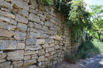 old stone wall