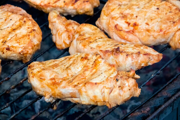 juicy grilled cuts of meat