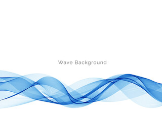 Blue wave stylish dymanic background