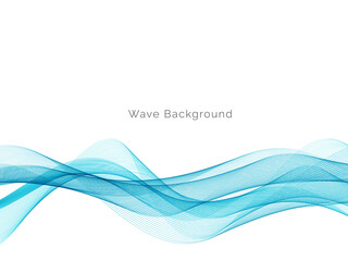 Blue wave stylish dymanic background