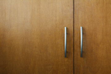 closeup of Cabinet handle