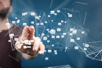 mail communication support contact concept service