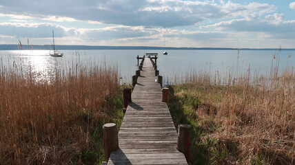 Fototapeta premium Steg, Ammersee