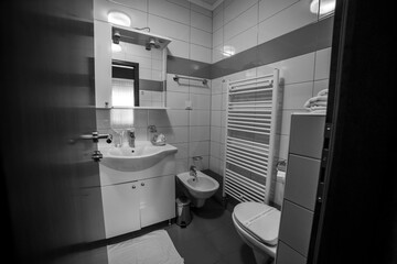 a modern family bathroom, northern Croatia