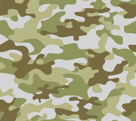 
Light camouflage vector pattern green spots vector background