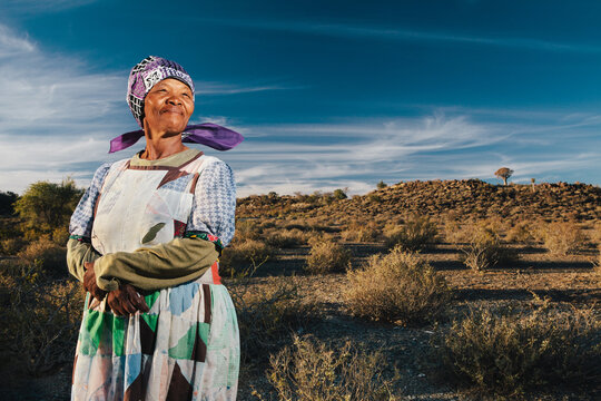Proud Namibian Nama Woman Portrait