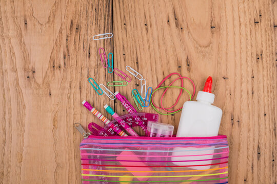 Colorful Pencil Bag Ready to Go Back to School