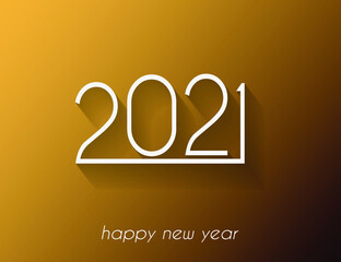 2021 Happy New Year background.