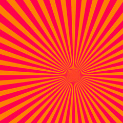 Colorful sunburst background vector art.