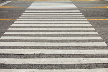 Crossing in the street