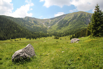 panorama of the mountains