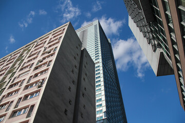 Fototapeta na wymiar Modern office building in Warsaw