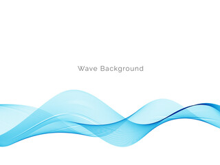 Blue wave stylish dymanic background