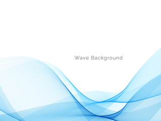 Blue wave stylish dymanic background