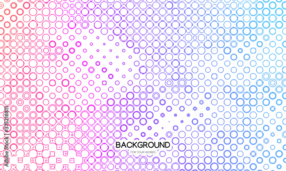 Aufkleber abstract background with dots pattern composition. for use in all types of design work. vector illus