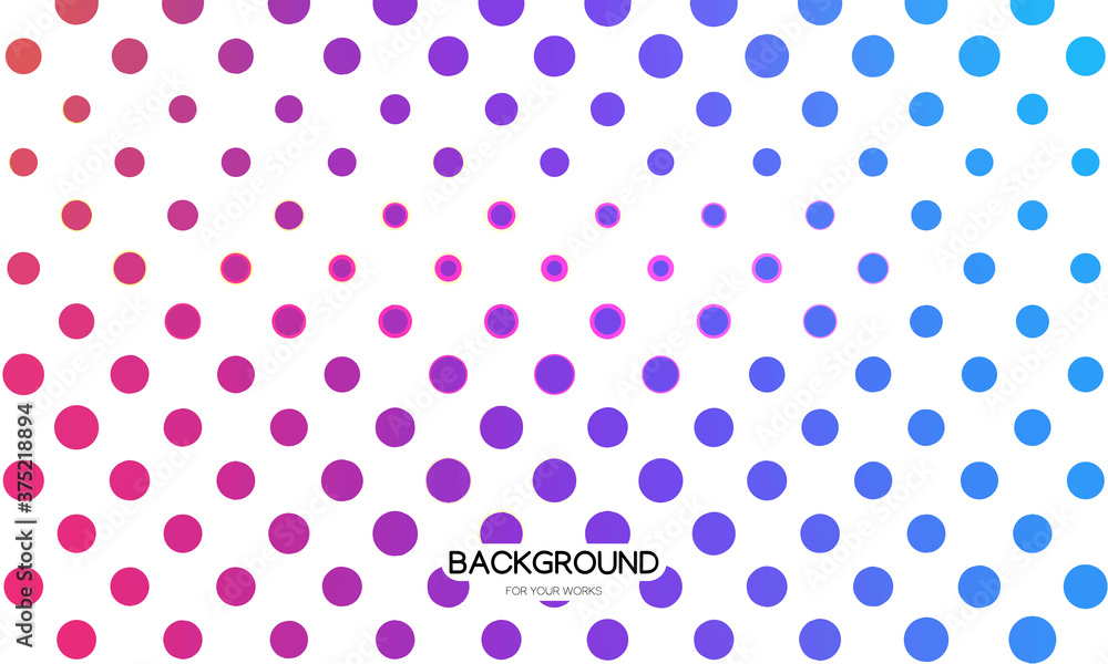 Poster abstract background with dots pattern composition. for use in all types of design work. vector illus