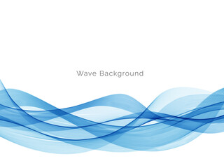 Blue wave stylish dymanic background