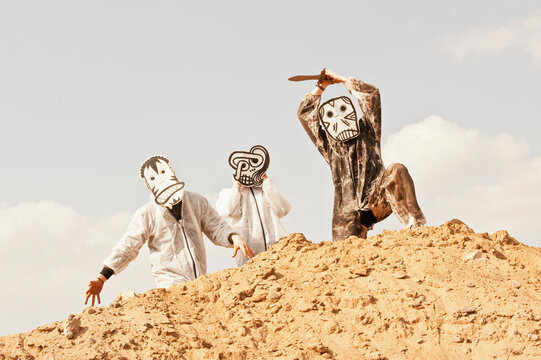 Mask Monster attack